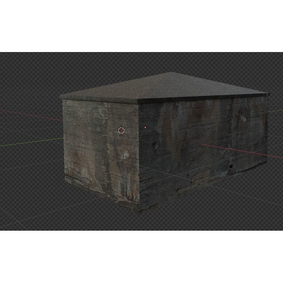 Ultra Realistic Old House 3D Model – Low Poly PBR Asset for Games - View 23