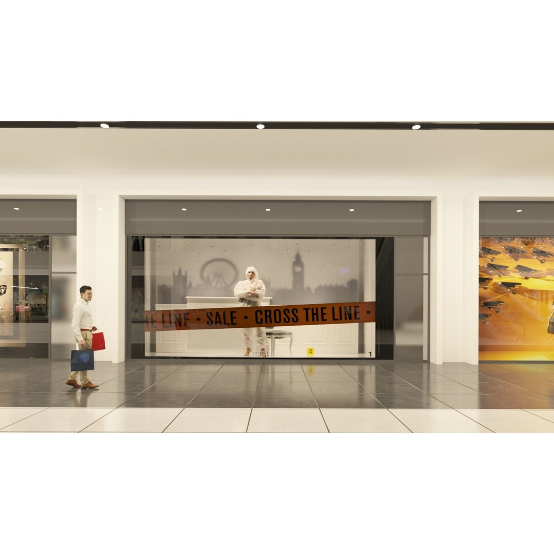 Shopping Centre 3D Model – Detailed Architectural Mall with PBR Textures - View 12