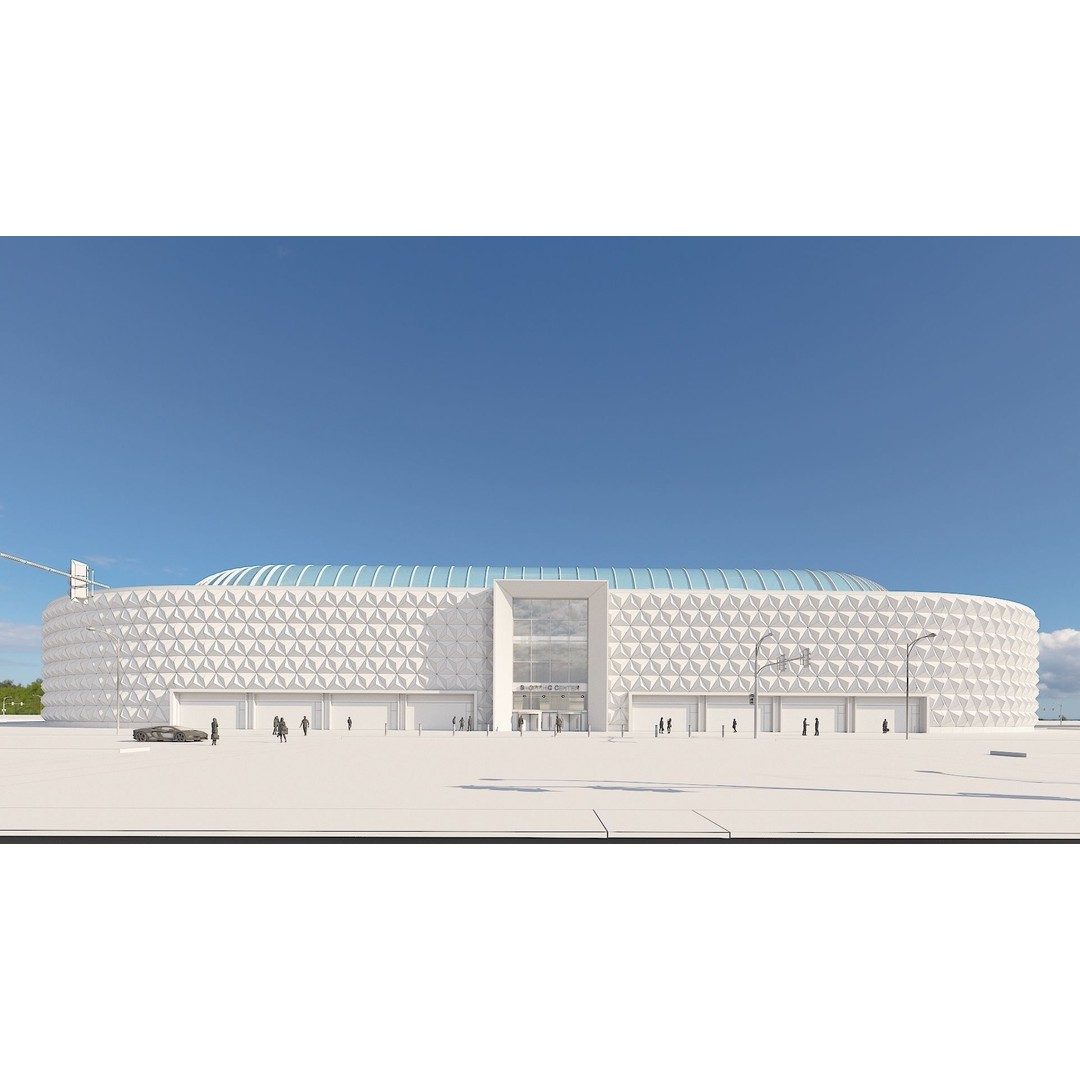 Shopping Centre 3D Model – Detailed Architectural Mall with PBR Textures - View 17