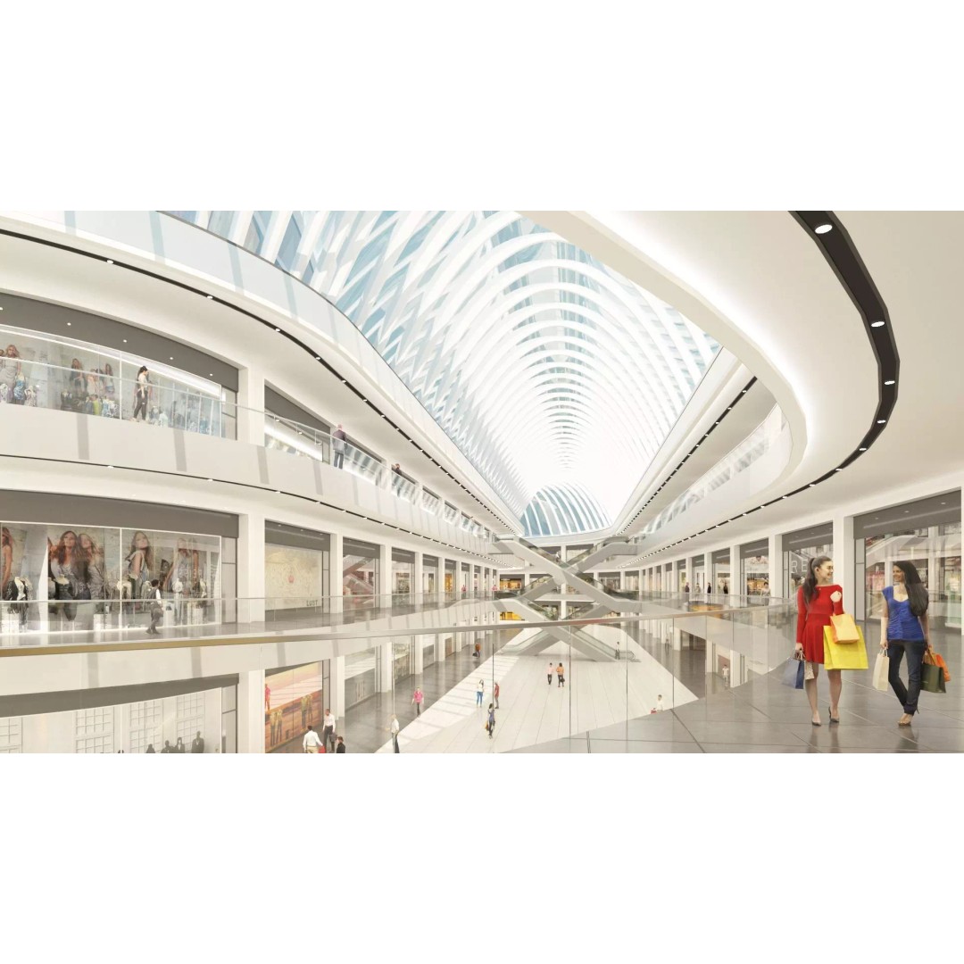 Shopping Centre 3D Model – Detailed Architectural Mall with PBR Textures - View 2