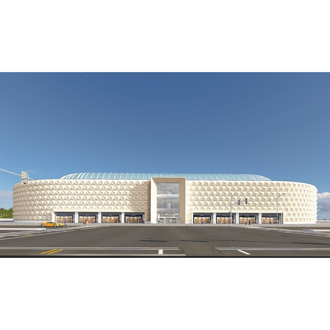 Shopping Centre 3D Model – Detailed Architectural Mall with PBR Textures - View 5