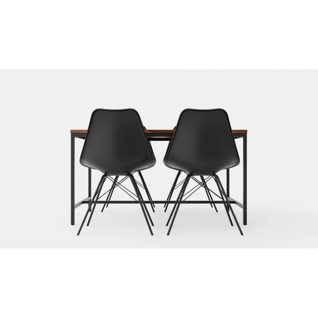 Wilmer Food Group 3D Model – Low Poly Dining Chair Set, FBX, OBJ - View 2