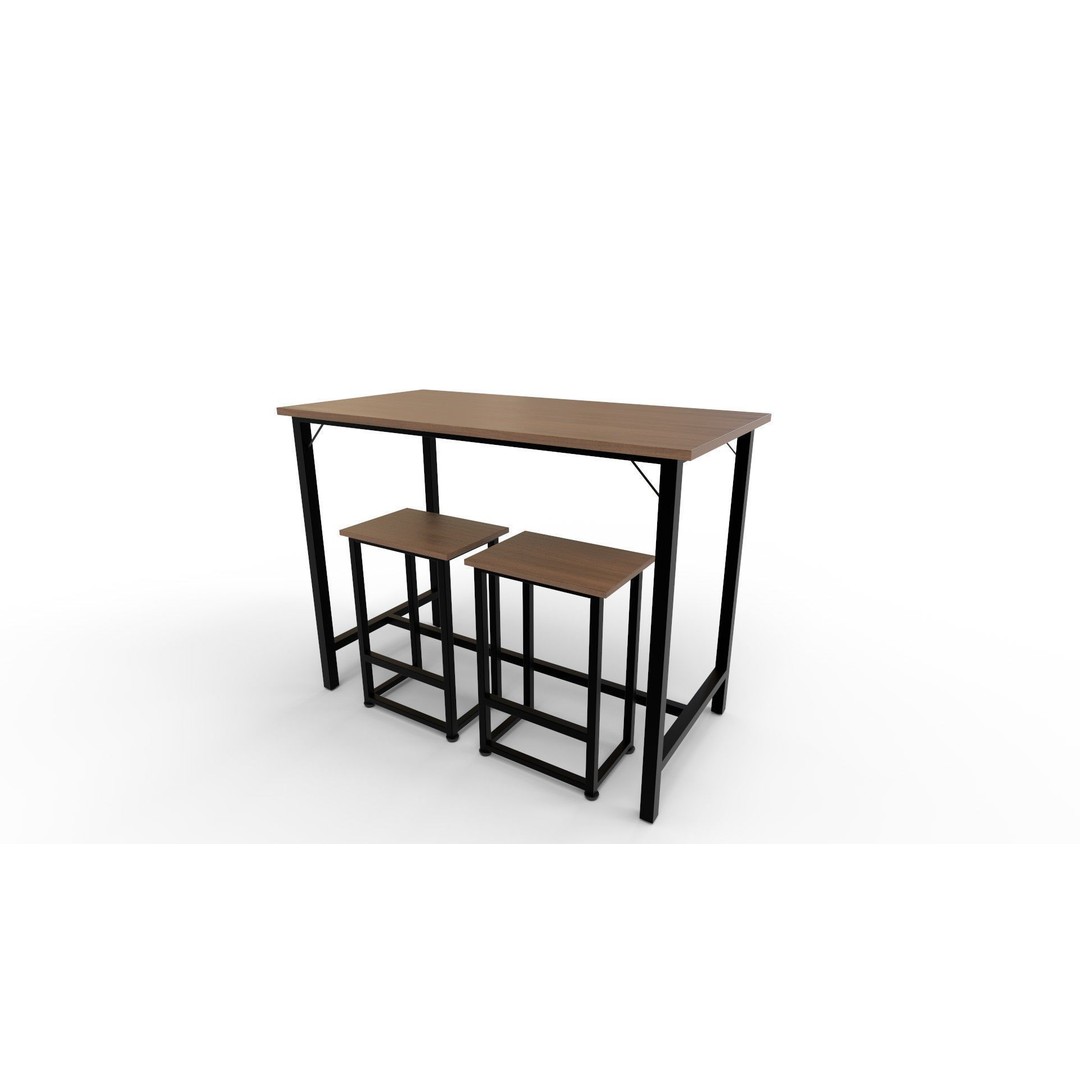 Baroda 2-Person Counter Height Dining Set 3D Model – PBR Textures, FBX, Blender - View 4