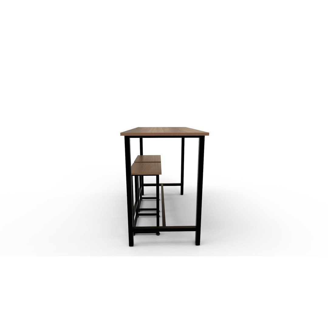 Baroda 2-Person Counter Height Dining Set 3D Model – PBR Textures, FBX, Blender - View 5
