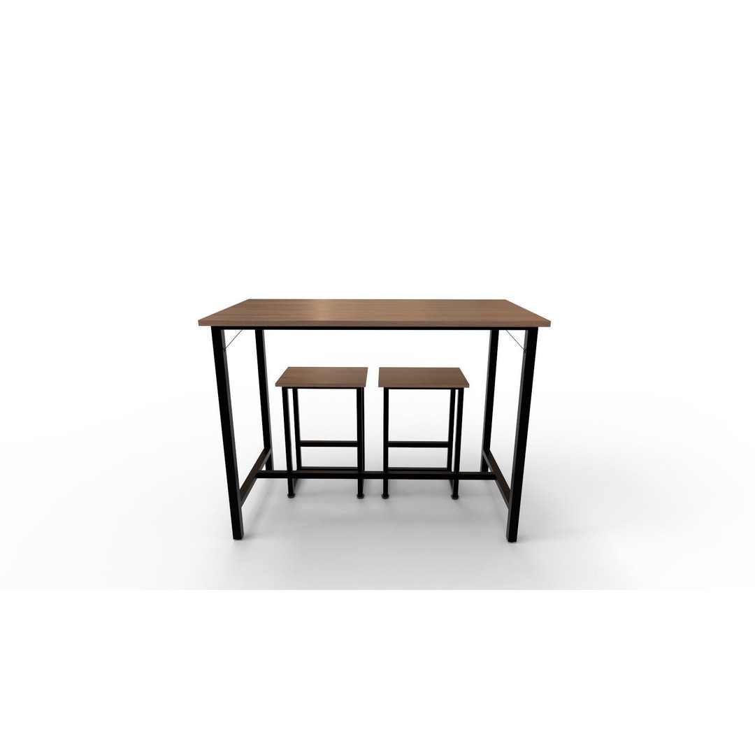 Baroda 2-Person Counter Height Dining Set 3D Model – PBR Textures, FBX, Blender - View 8