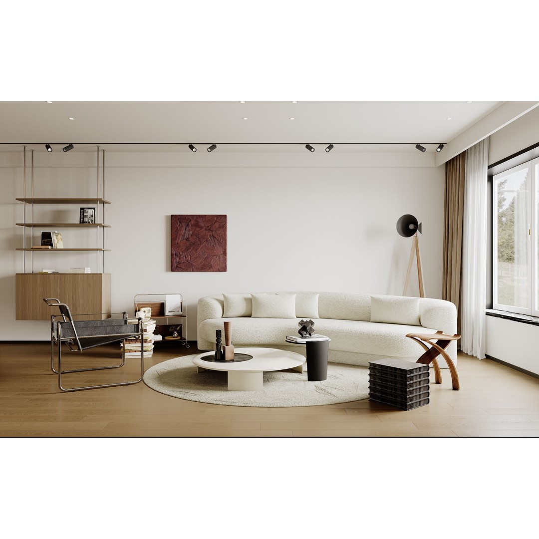 Apartment Interior Scenes 3D Model – Fully Textured, Corona Renderer Ready