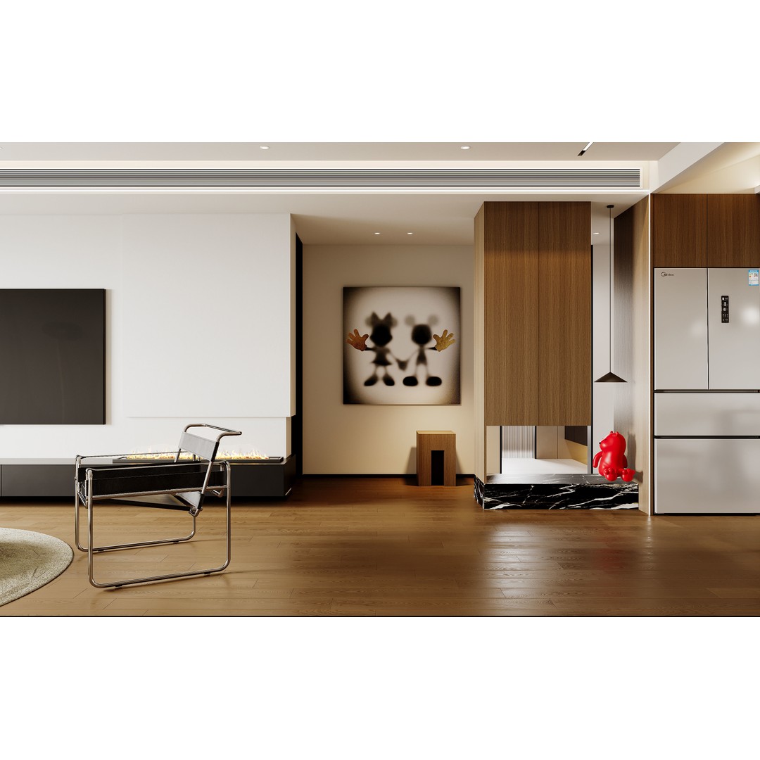 Apartment Interior Scenes 3D Model – Fully Textured, Corona Renderer Ready - View 9