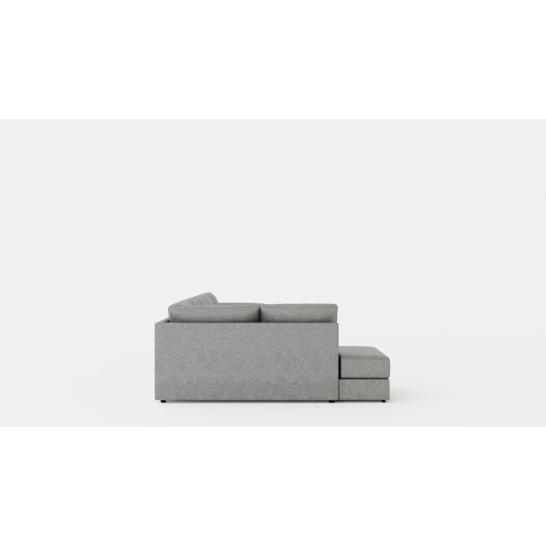 Optus U Sofa 3D Model – Low Poly Modern Furniture, FBX/OBJ - View 4