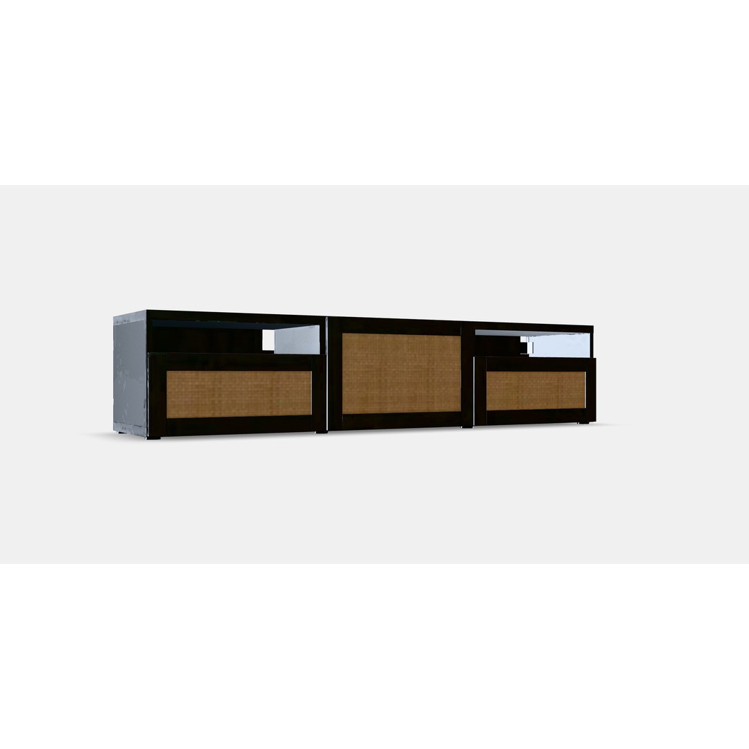 BESTA TV Bench 3D Model – Low Poly Scandinavian Furniture, FBX - View 10