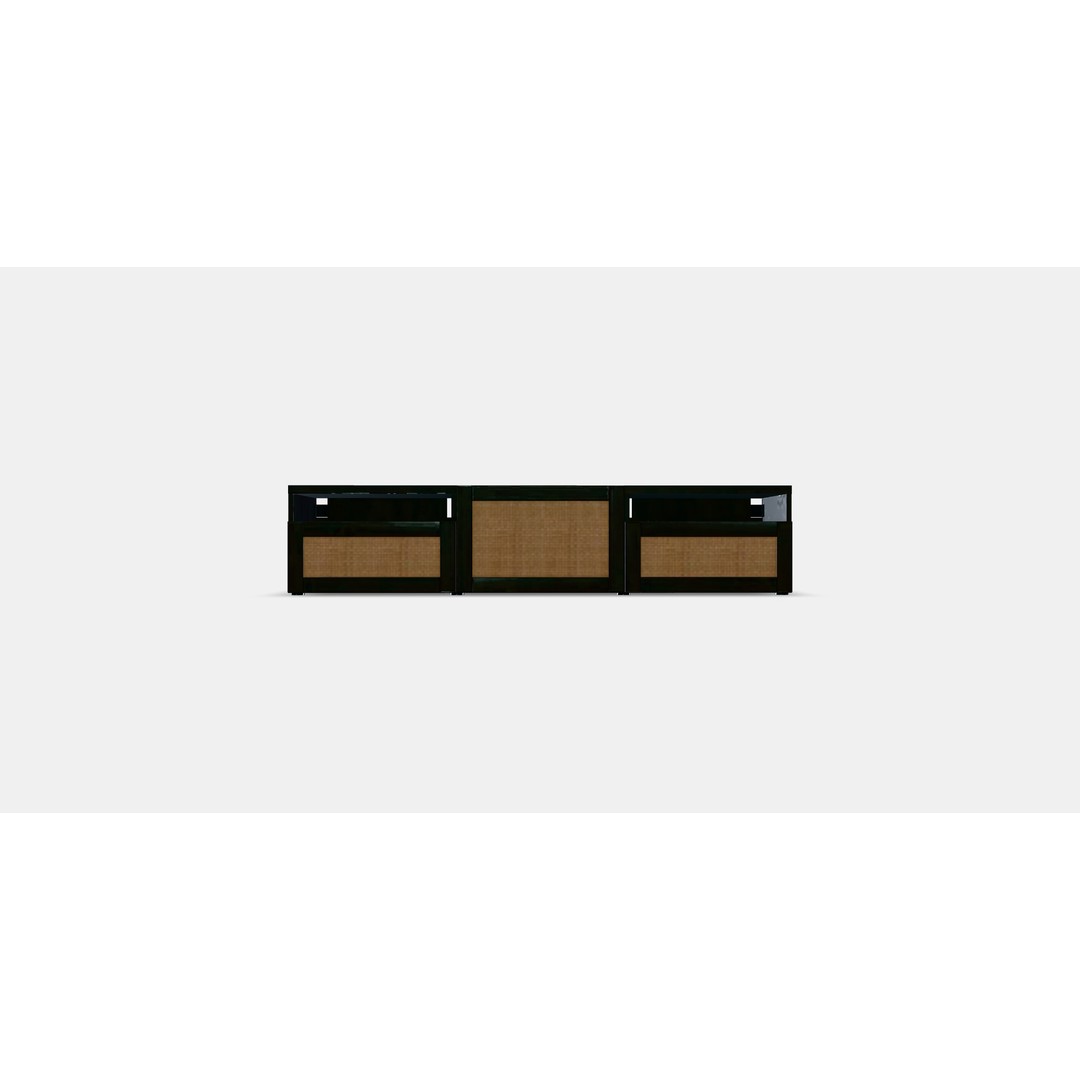 BESTA TV Bench 3D Model – Low Poly Scandinavian Furniture, FBX - View 11