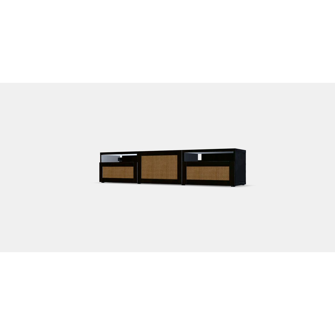 BESTA TV Bench 3D Model – Low Poly Scandinavian Furniture, FBX - View 13