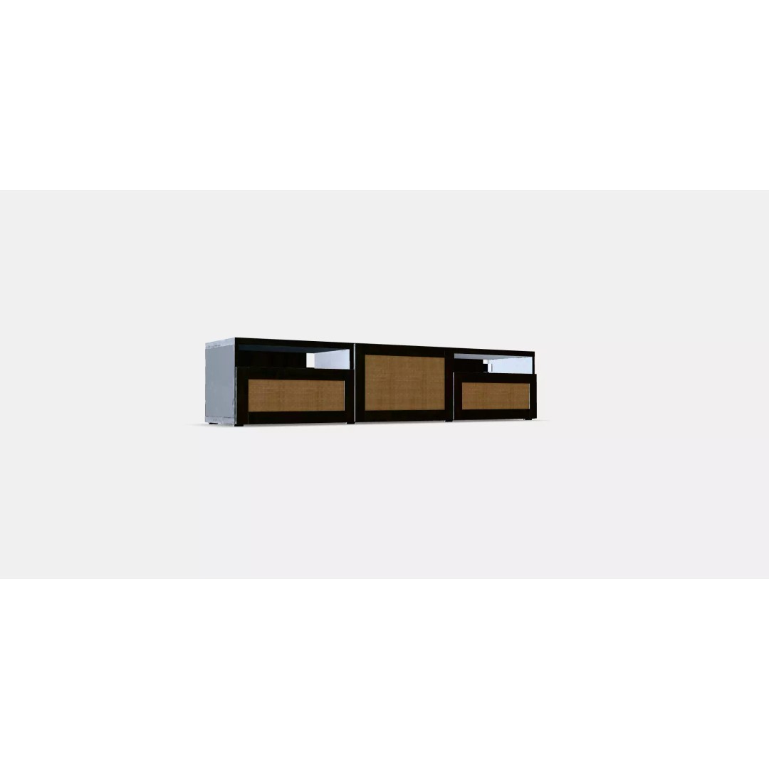 BESTA TV Bench 3D Model – Low Poly Scandinavian Furniture, FBX - View 2