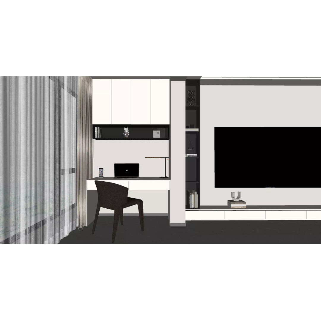 Italian Living and Dining Room 3D Model – Luxurious Design, FBX, OBJ