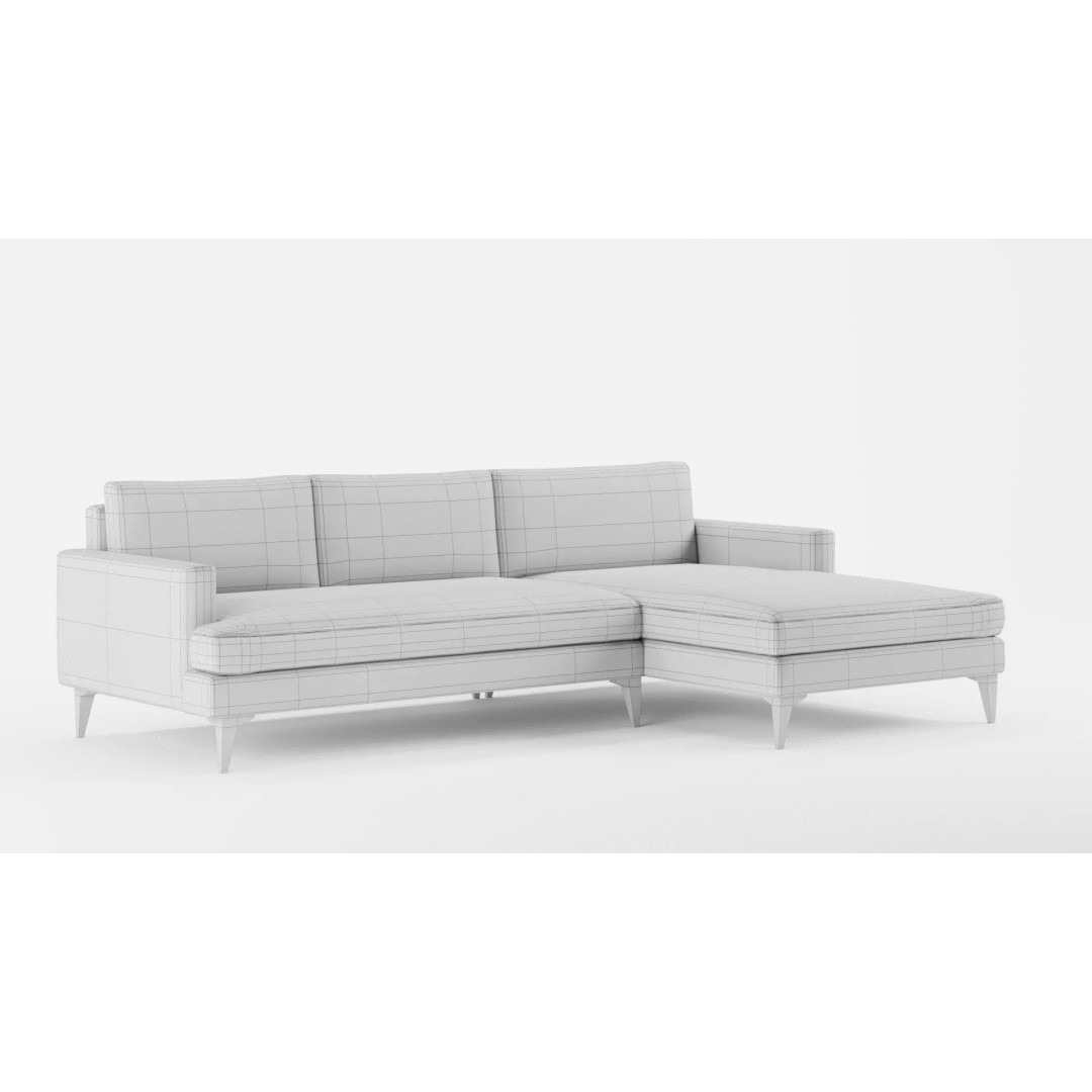 Andes Sectional Set 3D Model – High-Quality Sofa for Interior Rendering