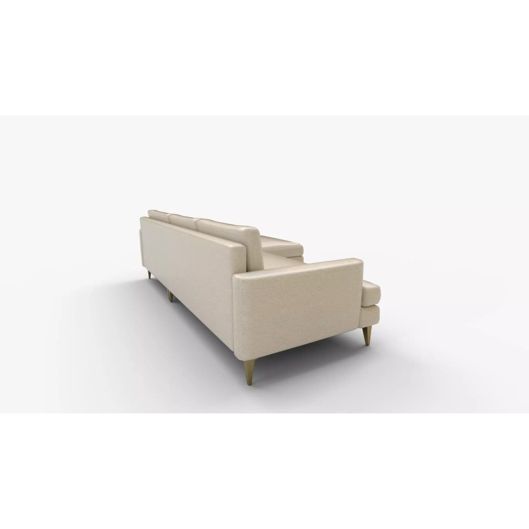 Andes Sectional Set 3D Model – High-Quality Sofa for Interior Rendering - View 4