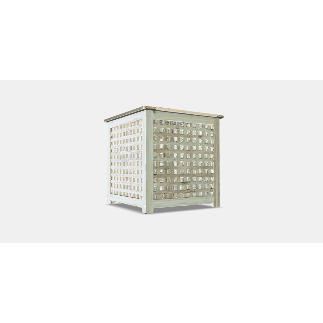 HOL Side Table 3D Model – Low Poly Furniture with PBR Textures - View 3