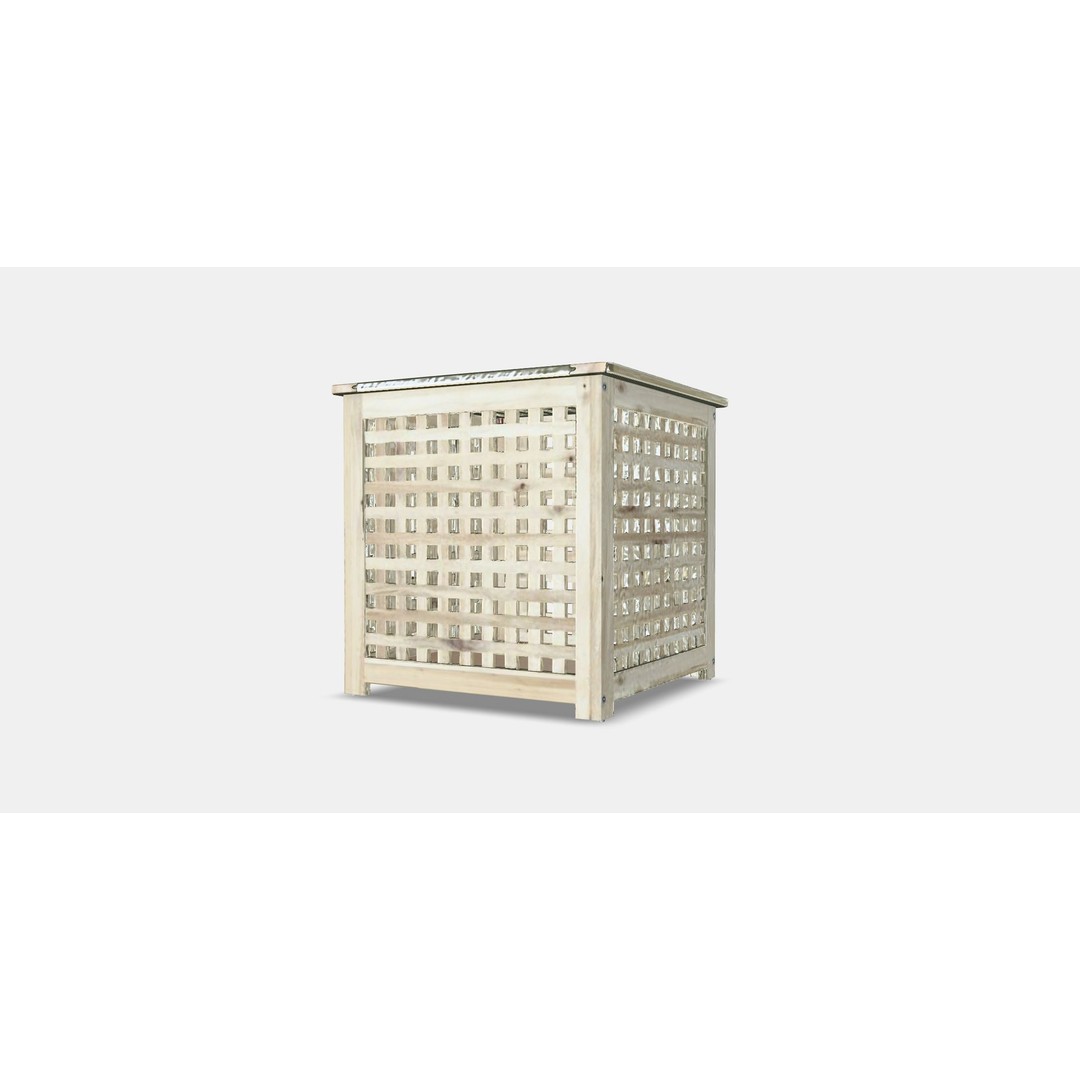 HOL Side Table 3D Model – Low Poly Furniture with PBR Textures - View 6