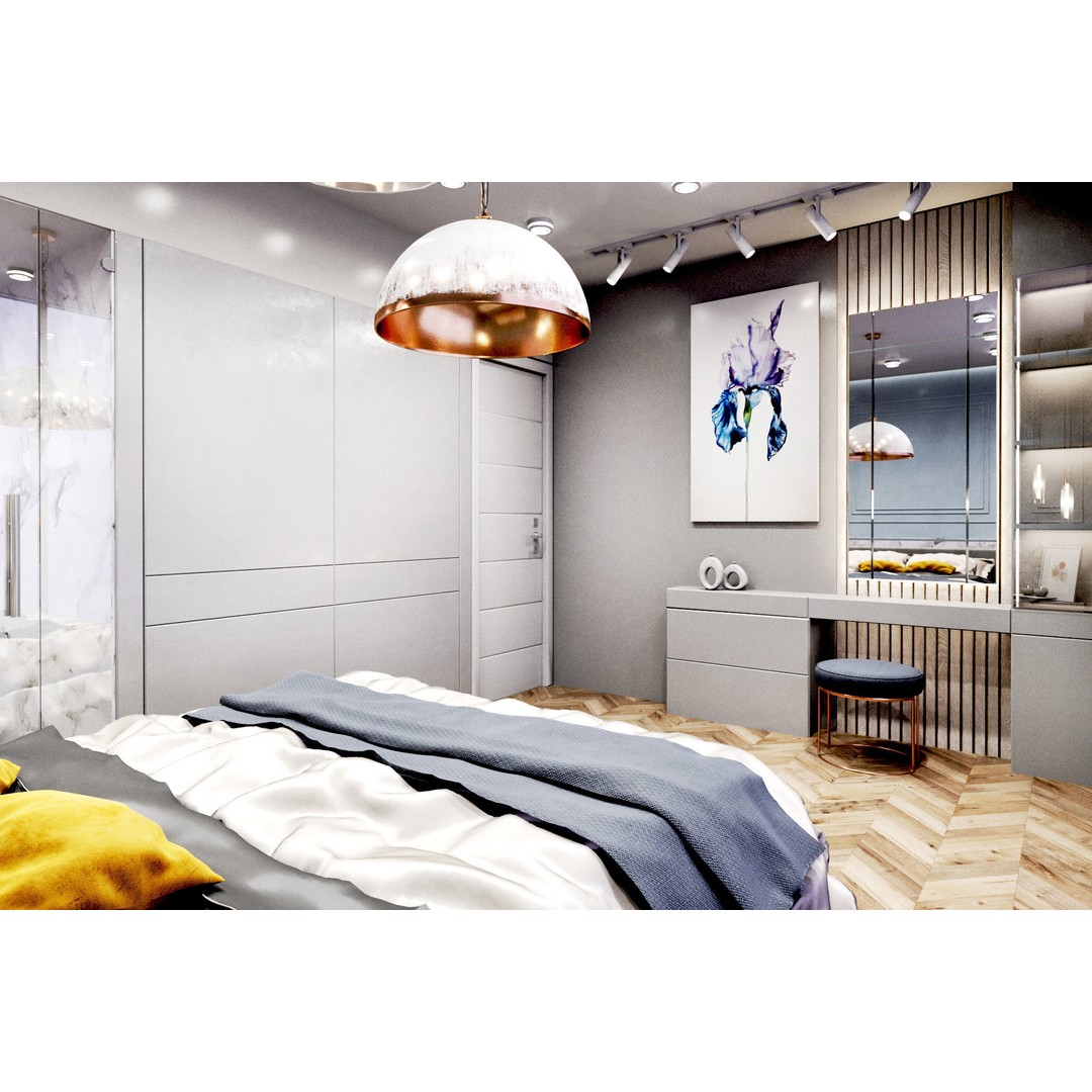 Apartment Interior Design 3D Model – Low Poly Game Asset, OBJ, FBX - View 14
