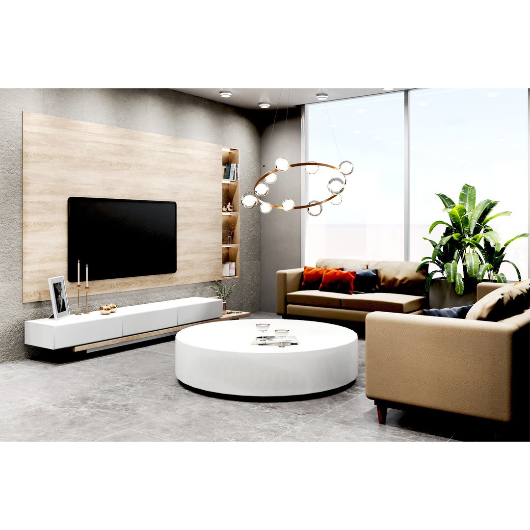 Apartment Interior Design 3D Model – Low Poly Game Asset, OBJ, FBX - View 21