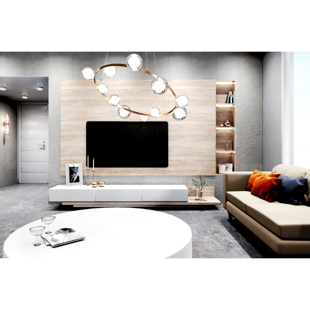 Apartment Interior Design 3D Model – Low Poly Game Asset, OBJ, FBX - View 7