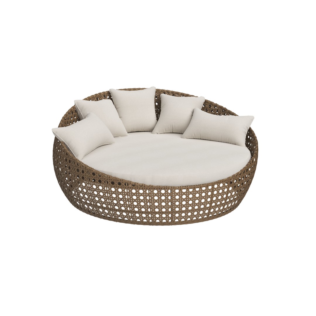 Restoration Hardware St Martin Daybed 3D Model – High Poly Outdoor Furniture, FBX & OBJ - View 3