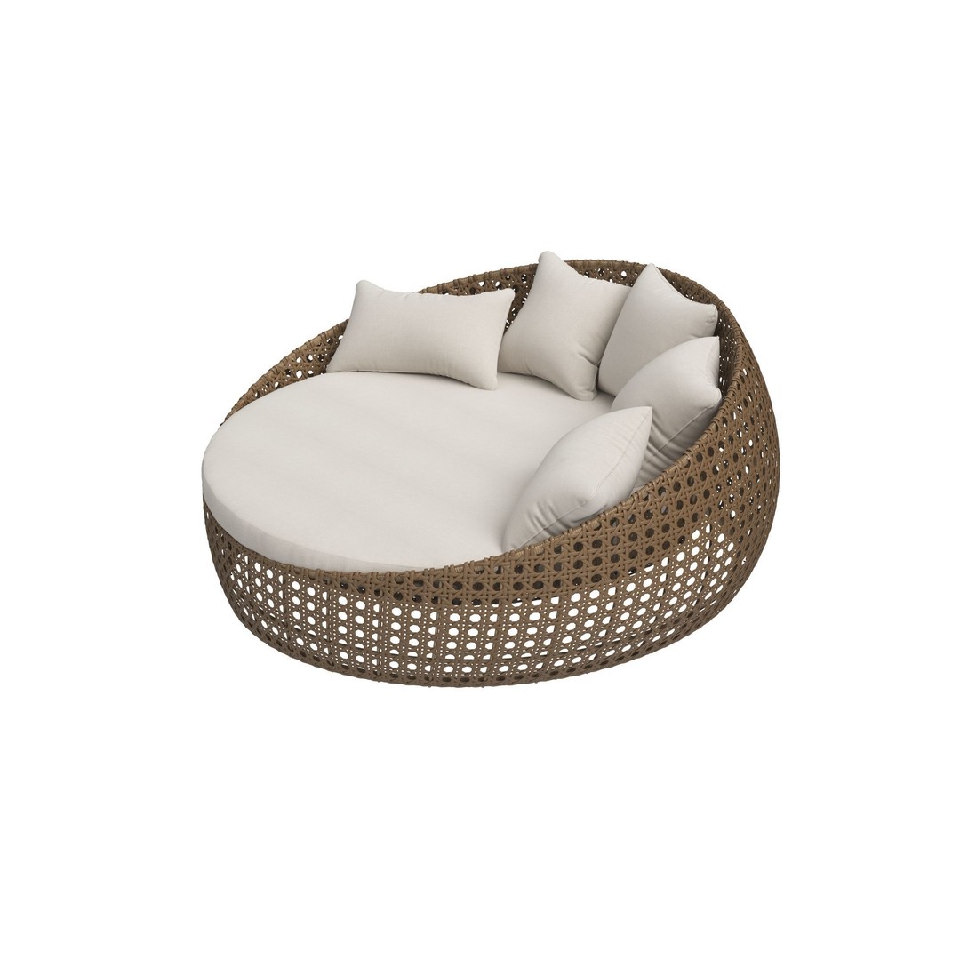 Restoration Hardware St Martin Daybed 3D Model – High Poly Outdoor Furniture, FBX & OBJ - View 4