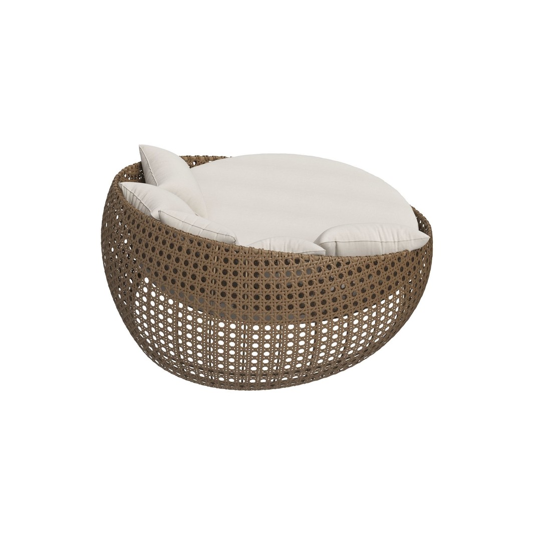Restoration Hardware St Martin Daybed 3D Model – High Poly Outdoor Furniture, FBX & OBJ - View 5