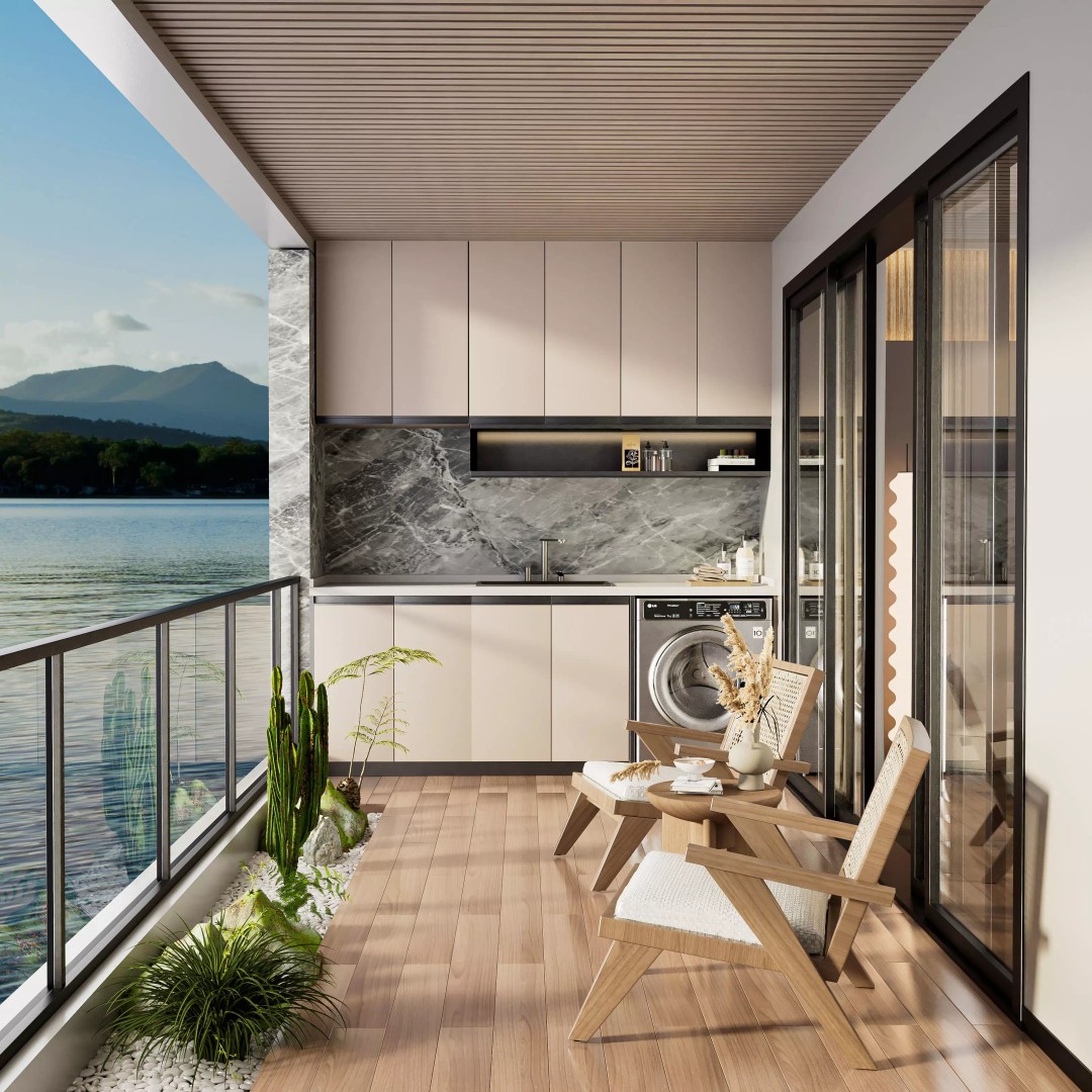 Modern Interior Scene 3D Model – Realistic Room Design, C4D, FBX, OBJ - View 2