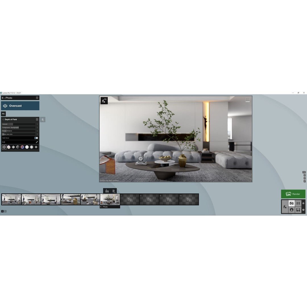 Box House 3D Model – Contemporary Lumion Scene, Lumion 11.5+ - View 15