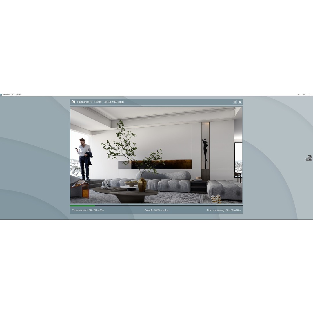 Box House 3D Model – Contemporary Lumion Scene, Lumion 11.5+ - View 19