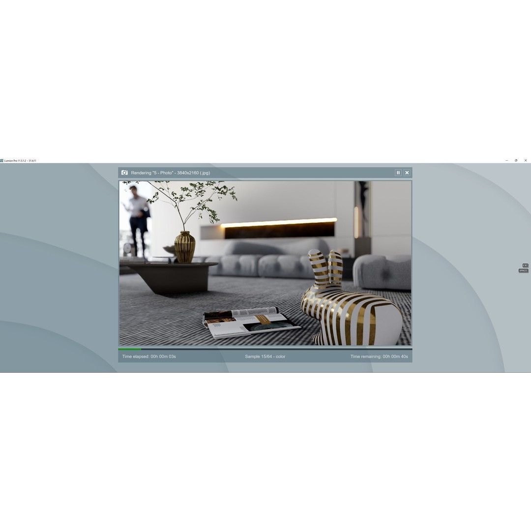 Box House 3D Model – Contemporary Lumion Scene, Lumion 11.5+ - View 21