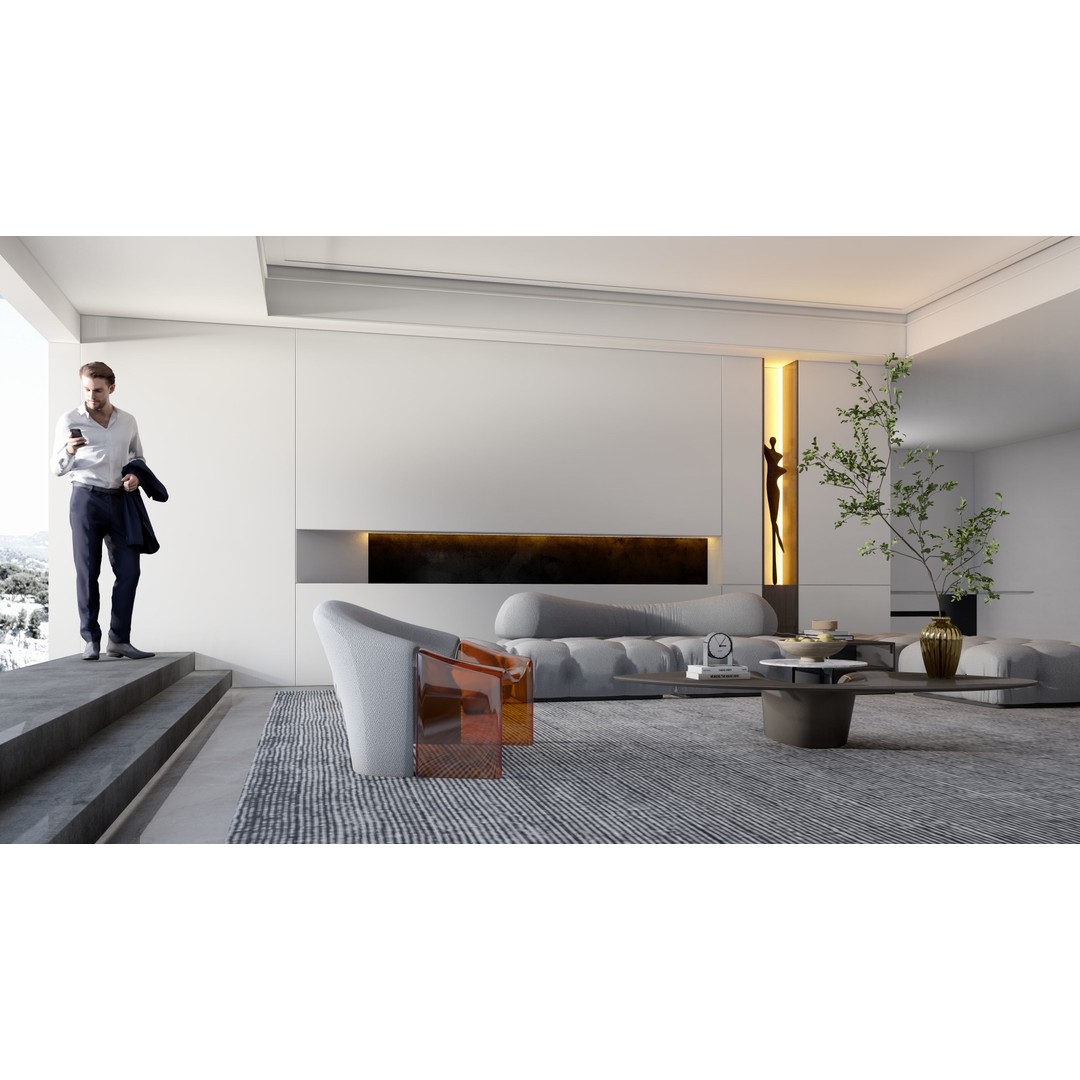 Box House 3D Model – Contemporary Lumion Scene, Lumion 11.5+ - View 3