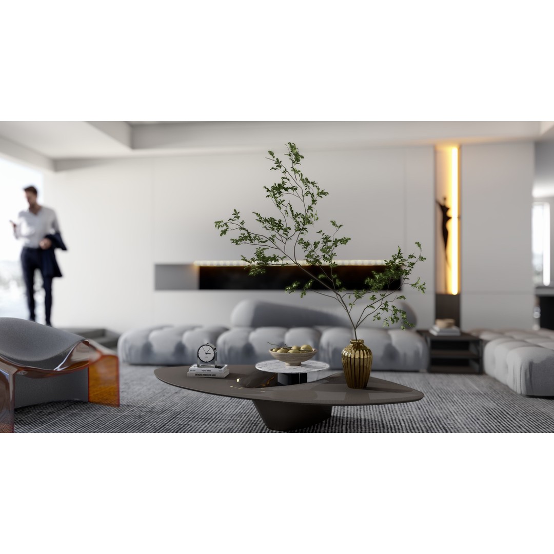 Box House 3D Model – Contemporary Lumion Scene, Lumion 11.5+ - View 5