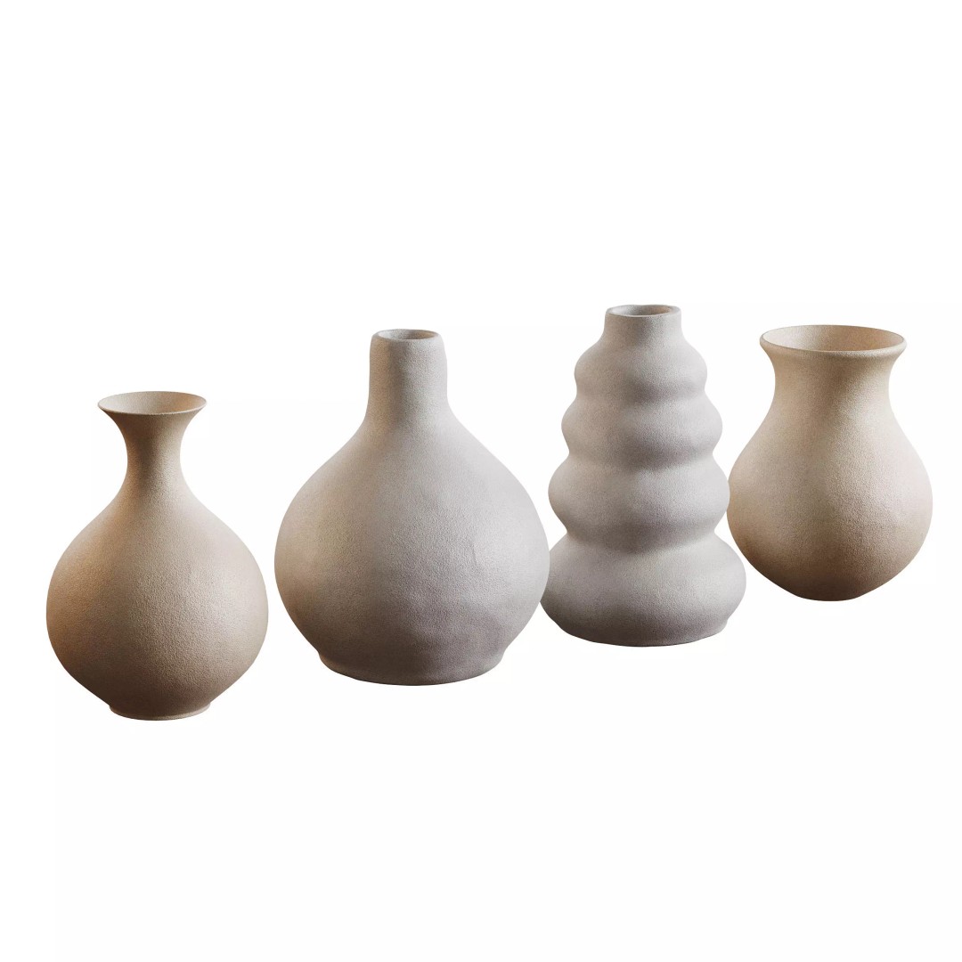 Decorative Vases 3D Model – High Poly, PBR Textures, FBX, OBJ - View 15