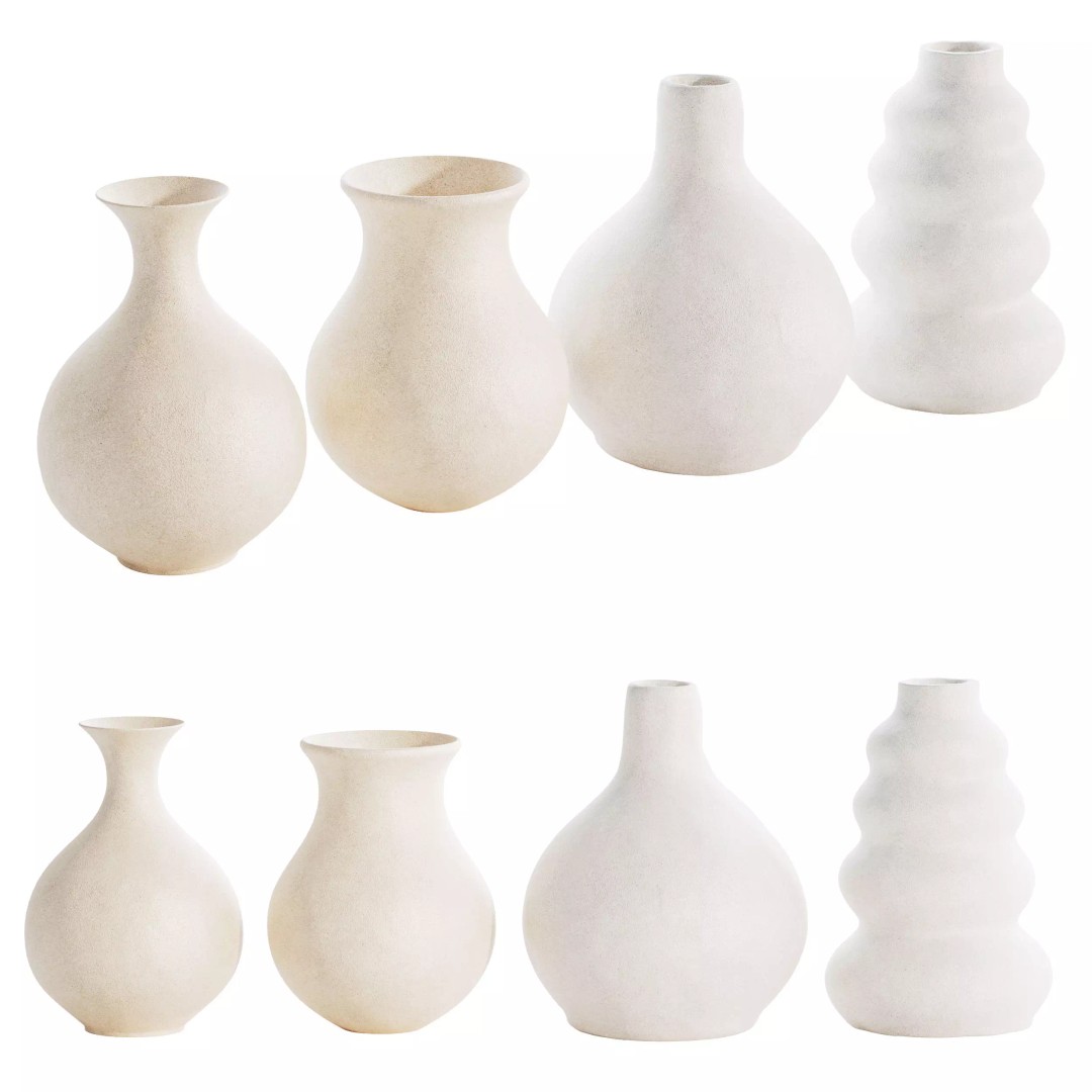 Decorative Vases 3D Model – High Poly, PBR Textures, FBX, OBJ - View 2