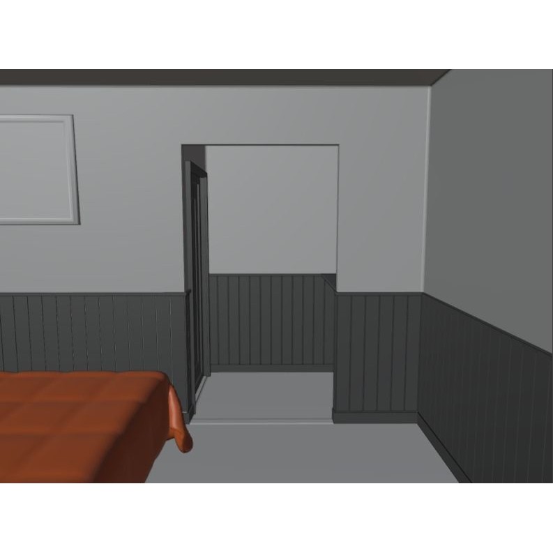 Motel Room 108 3D Model – Cozy Interior Design, PBR Textures, FBX - View 19