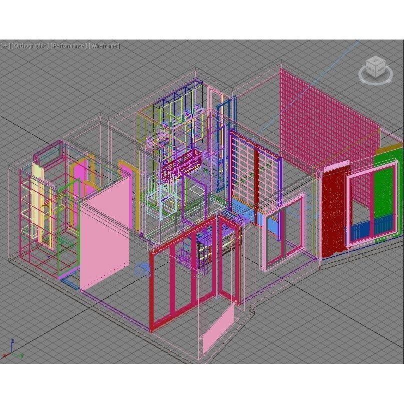 Studio Apartment 3D Model – Interior Design, 54 msq, FBX - View 8