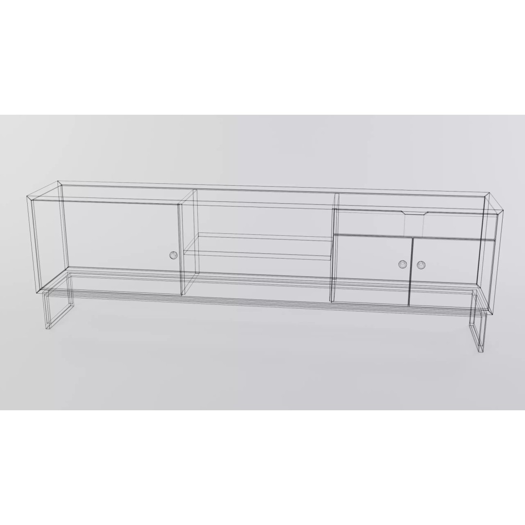 Modern Elements Furniture Collection 3D Model – PBR Minimalist Furniture Set - View 9