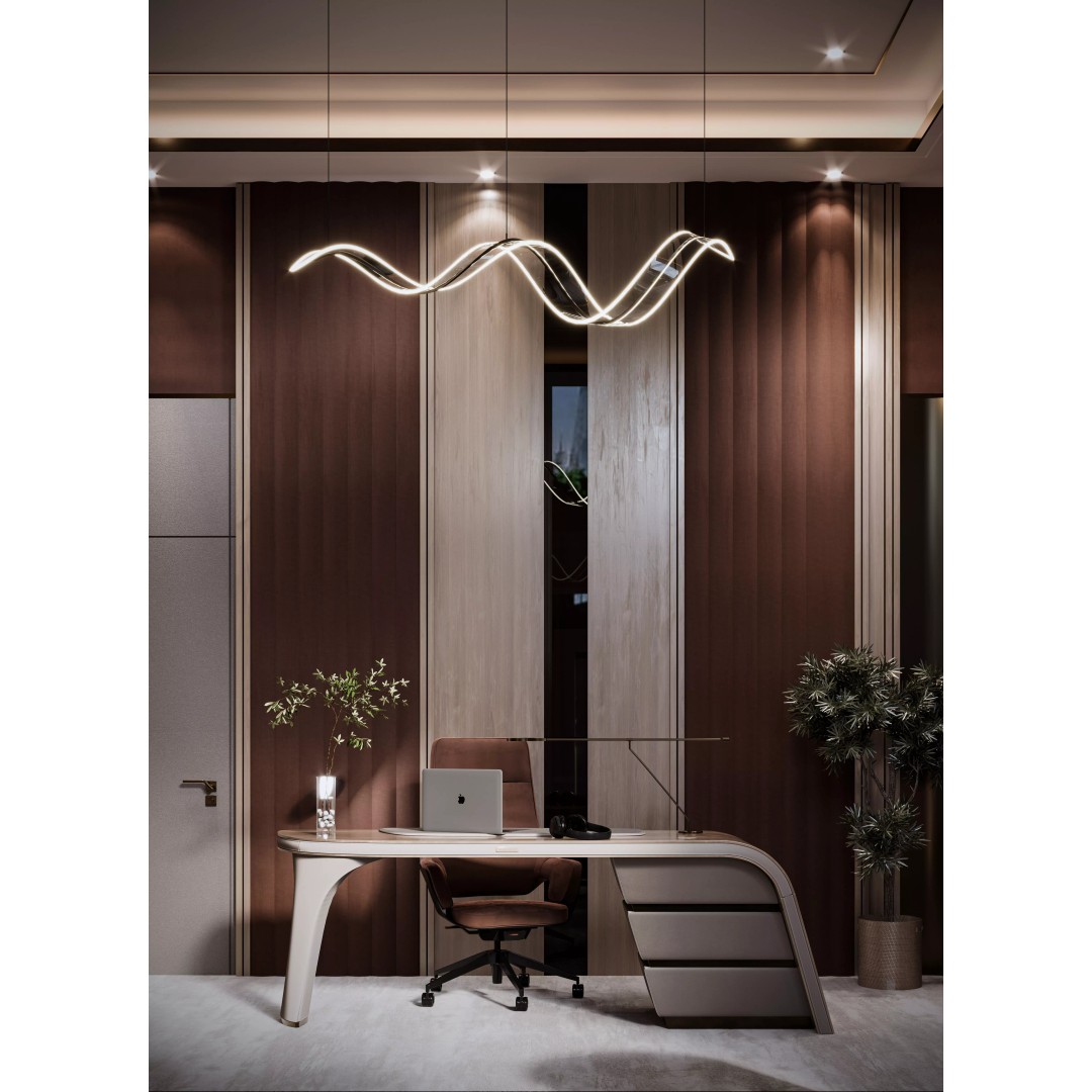 Private Villa Office 3D Model – Modern Classic Design, FBX & OBJ - View 2