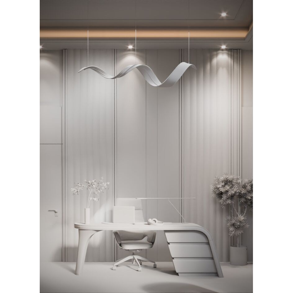 Private Villa Office 3D Model – Modern Classic Design, FBX & OBJ - View 3