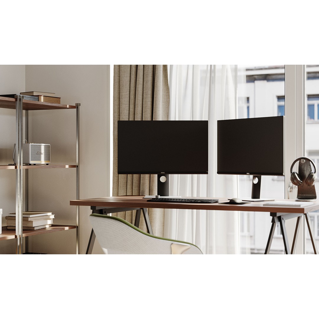 Modern Studio Scene 3D Model – Comfortable Interior with Natural Light - View 6