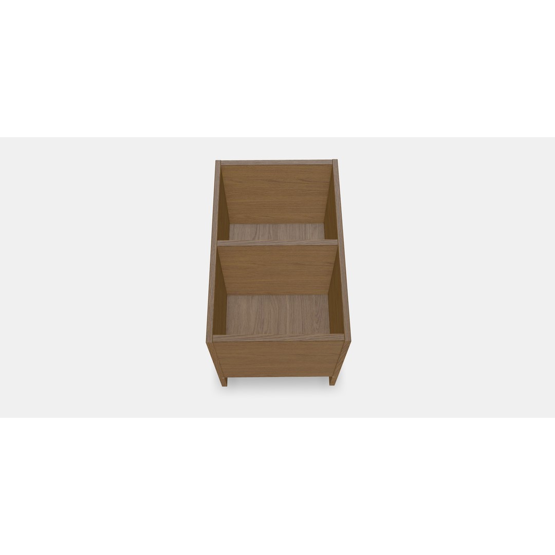 HAGAAN Open Cabinet 3D Model – Modern Furniture Design, PBR Textures - View 3