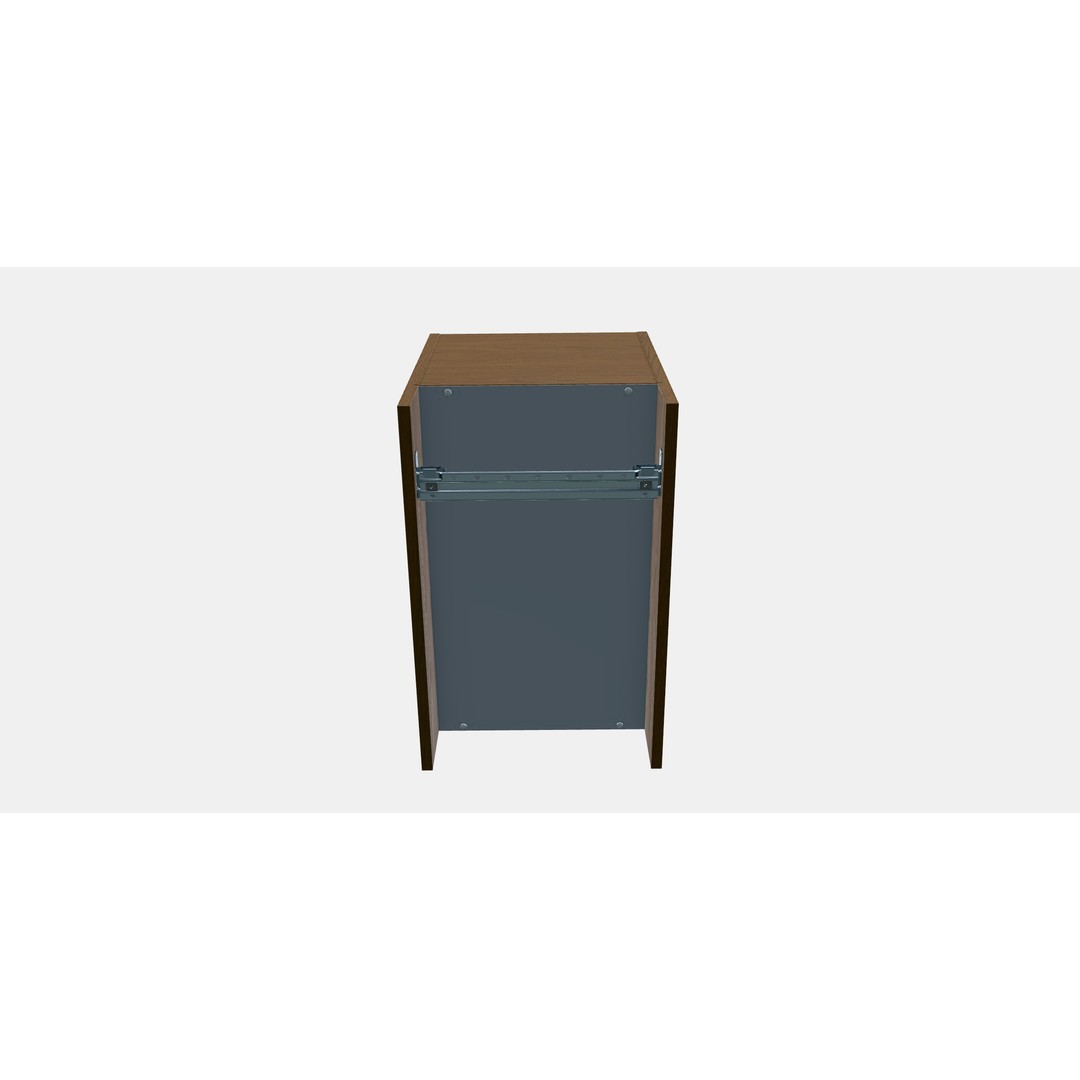 HAGAAN Open Cabinet 3D Model – Modern Furniture Design, PBR Textures - View 6