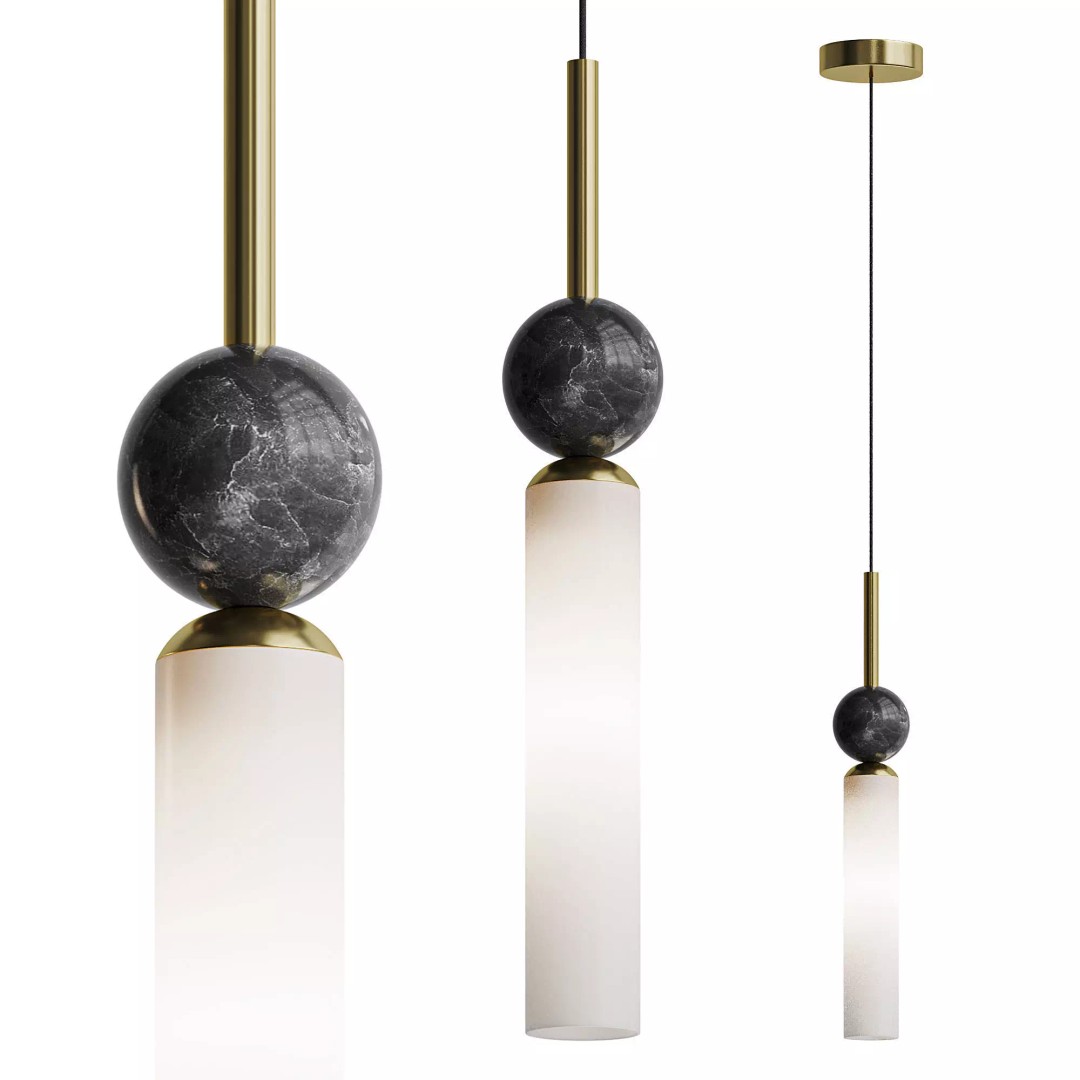 STENLY ONE Pendant Light 3D Model – Modern Design, FBX & OBJ Formats - View 11