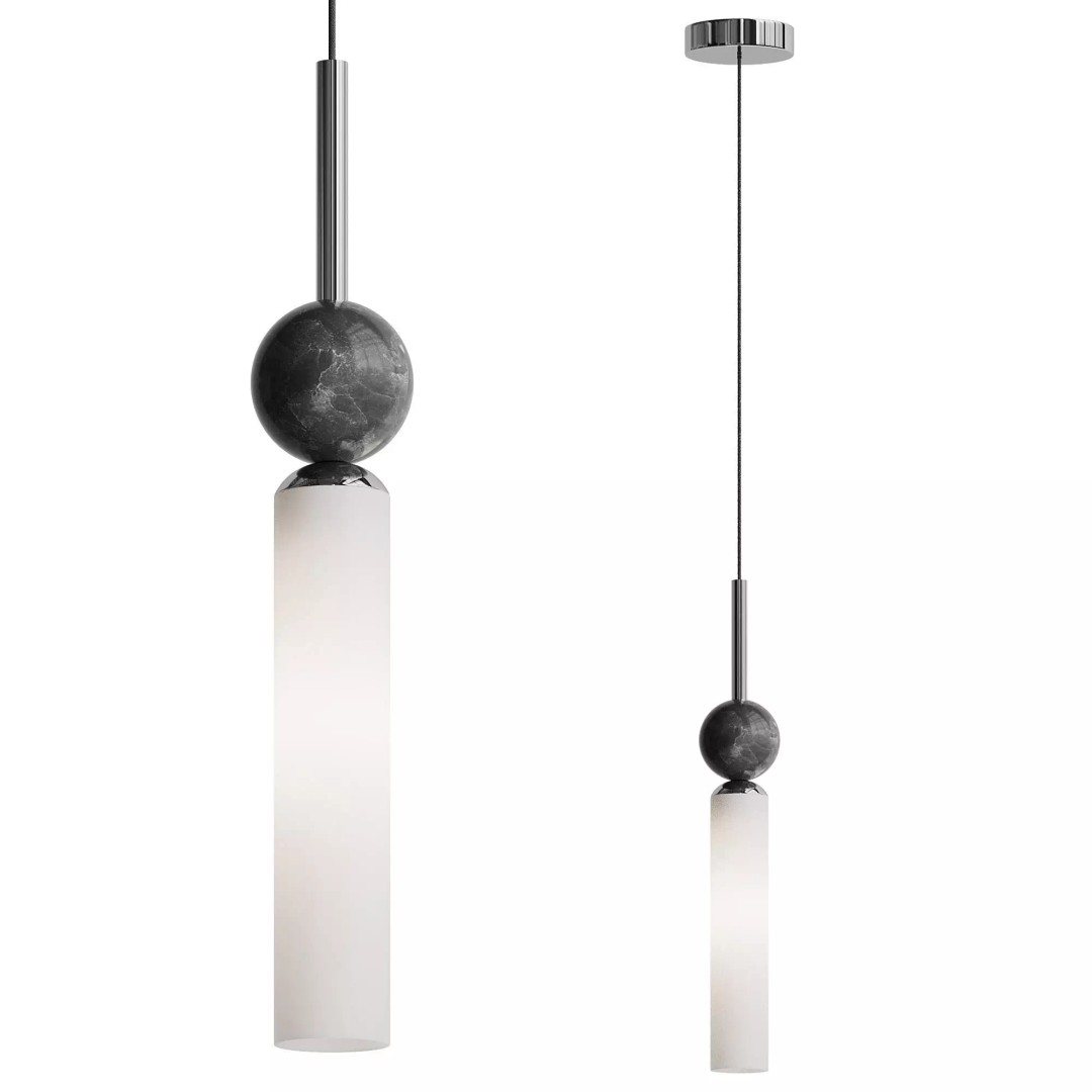 STENLY ONE Pendant Light 3D Model – Modern Design, FBX & OBJ Formats - View 13