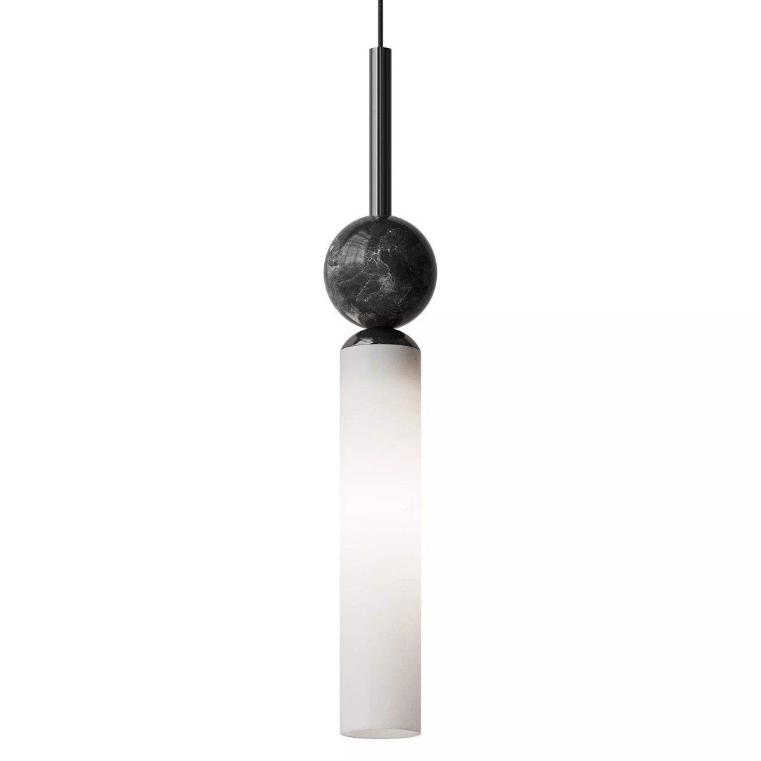 STENLY ONE Pendant Light 3D Model – Modern Design, FBX & OBJ Formats - View 3