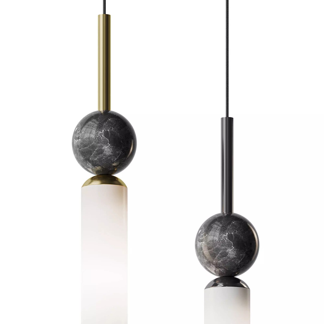STENLY ONE Pendant Light 3D Model – Modern Design, FBX & OBJ Formats - View 4