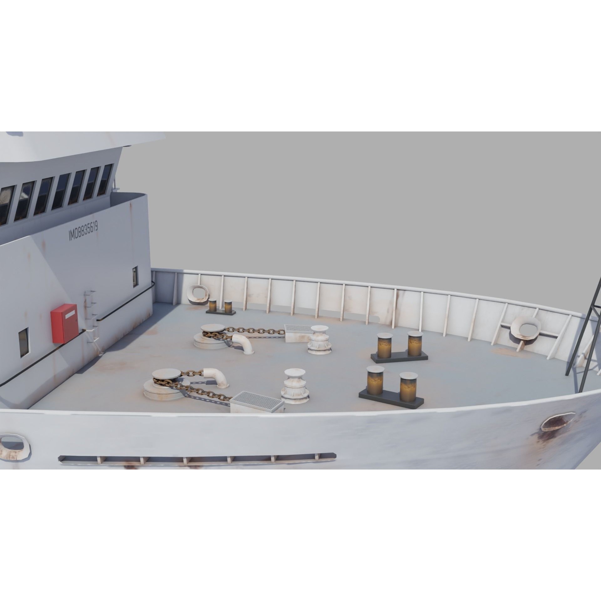 Oceanographic Research - Low-Poly Game-Ready 3D Model - View 11