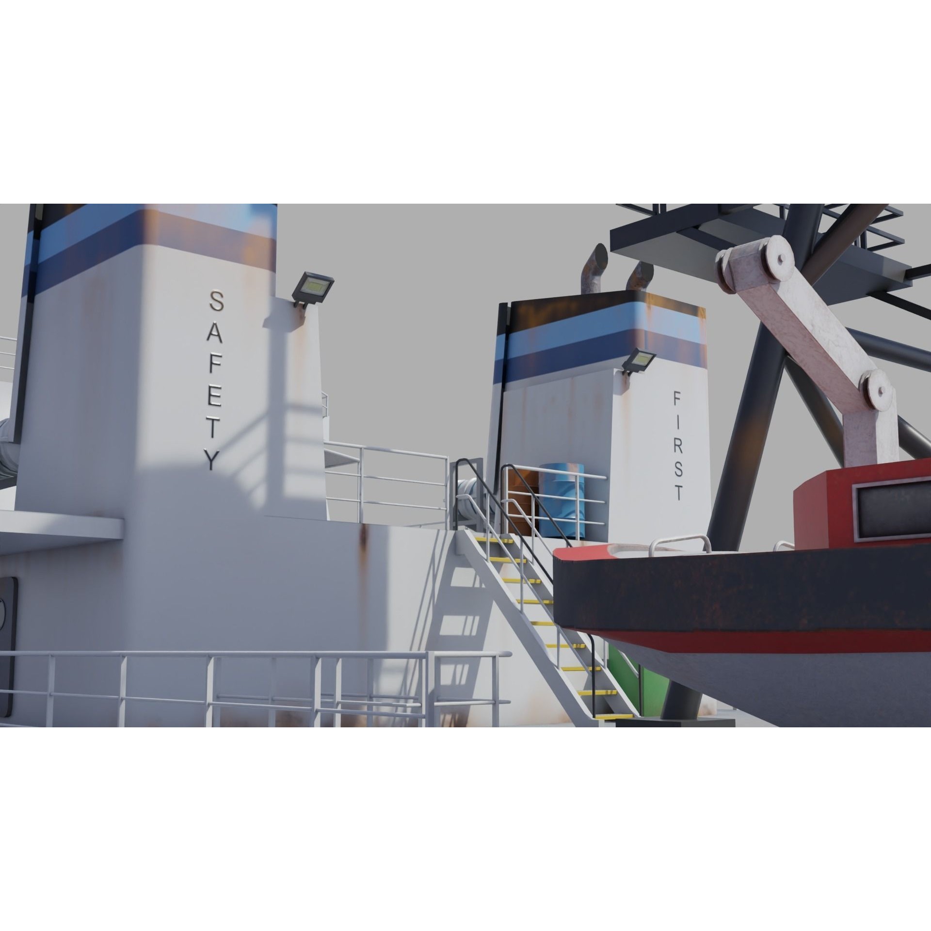 Oceanographic Research - Low-Poly Game-Ready 3D Model - View 12