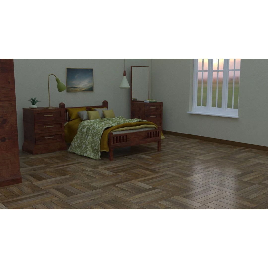 Traditional Bedroom Furniture Collection 3D Model – Classic Wooden Set for Archviz - View 13